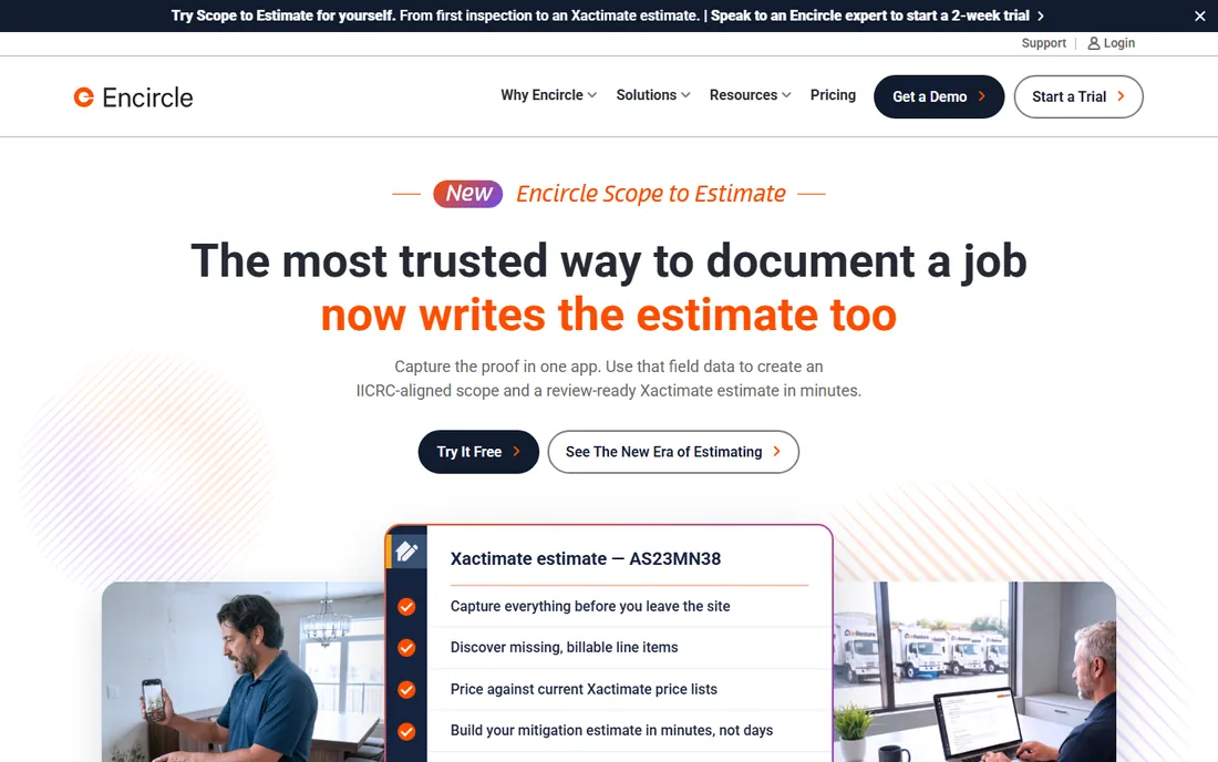 Encircle homepage
