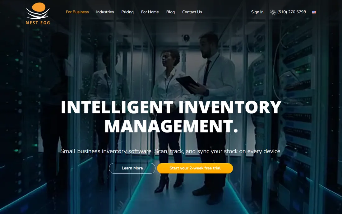 Nest Egg homepage