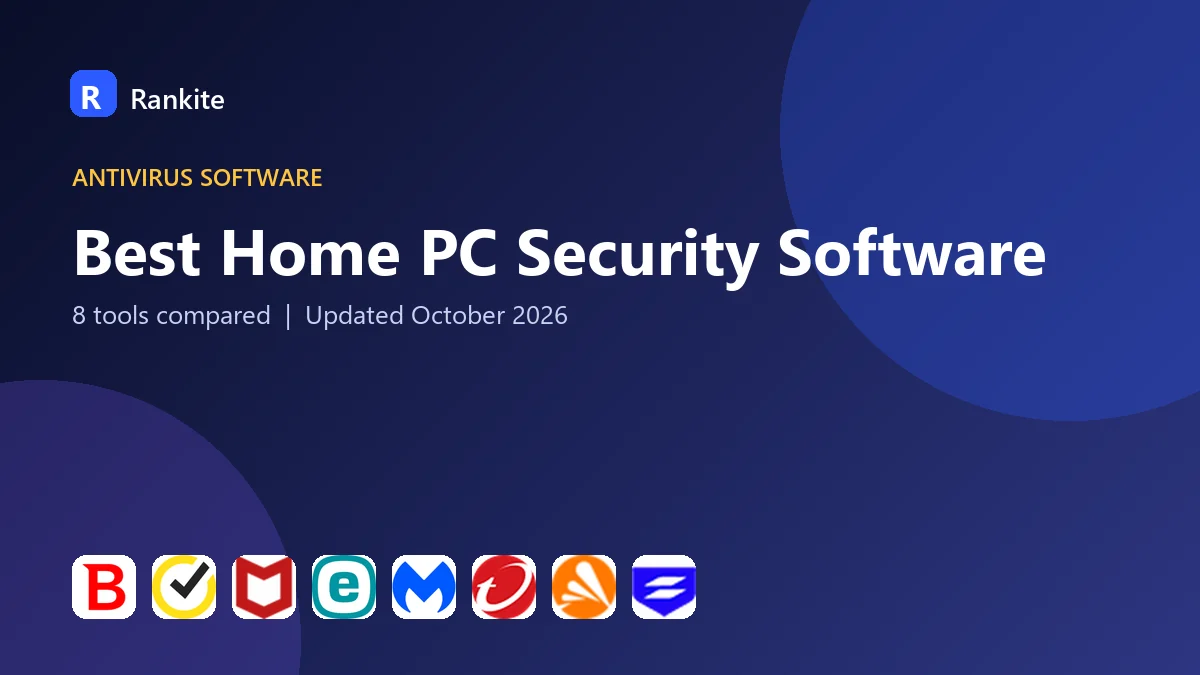 Best Home PC Security Software: 8 Tools Compared