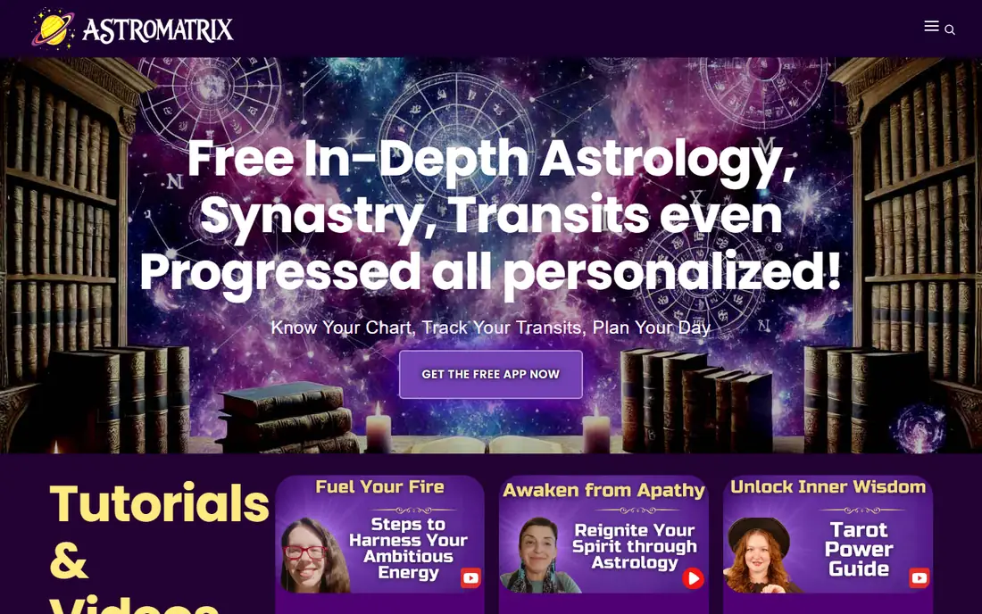 AstroMatrix homepage