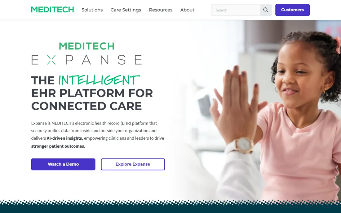 MEDITECH homepage