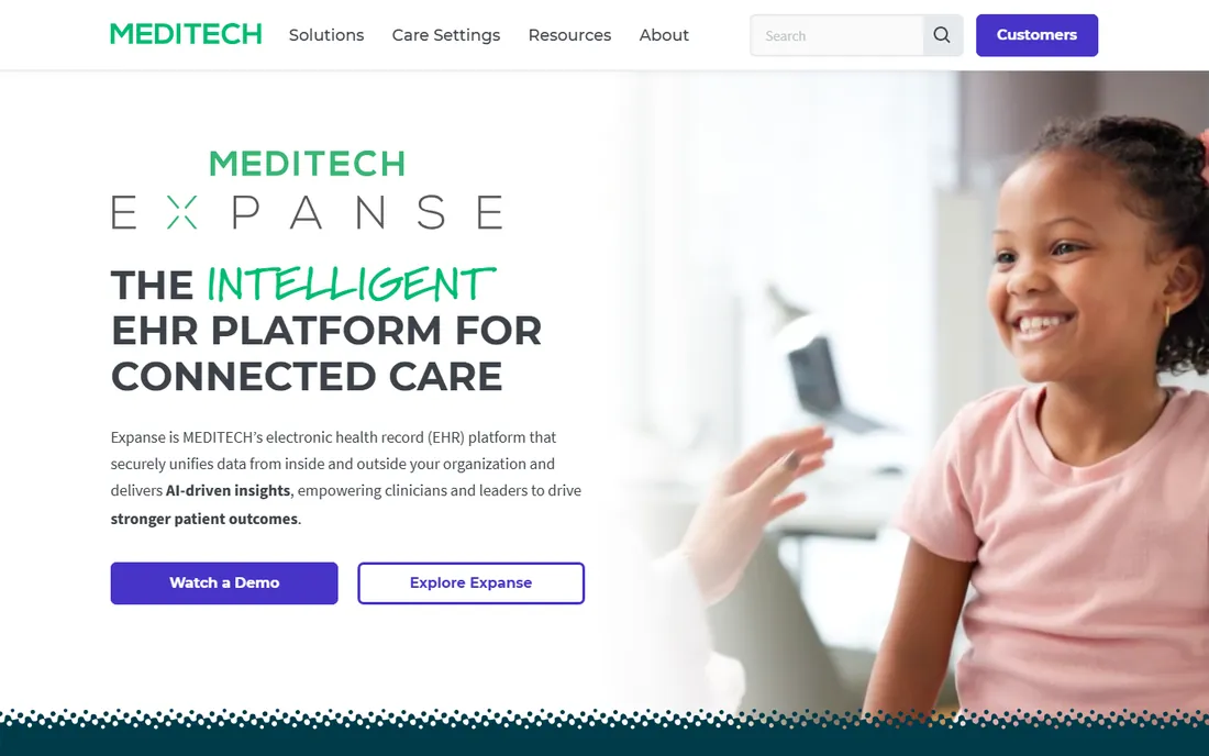 MEDITECH homepage