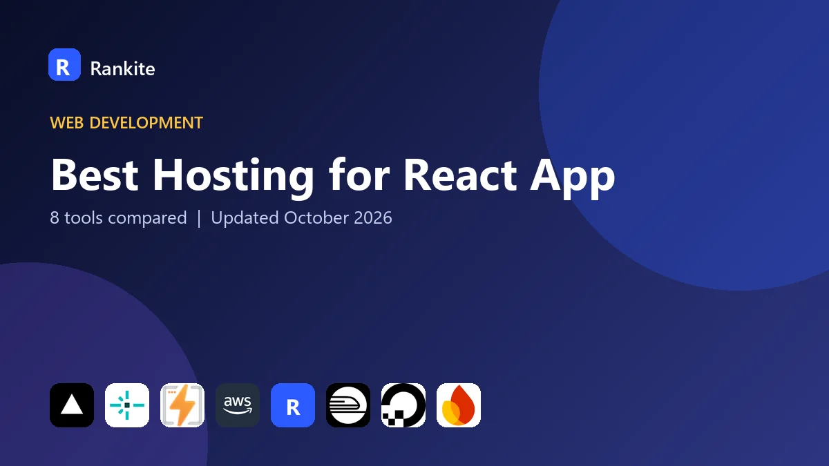 Best Hosting for React App: 8 Tools Compared