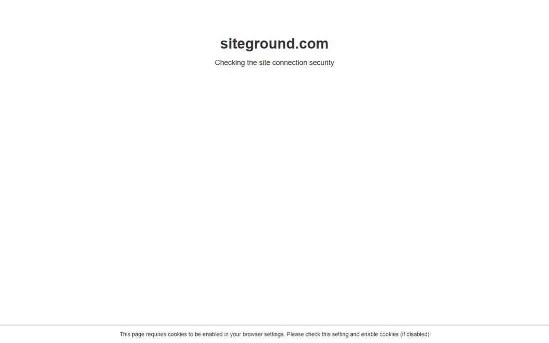 SiteGround homepage
