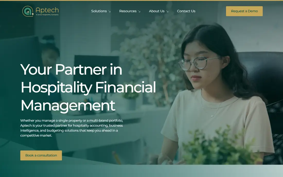 Aptech homepage