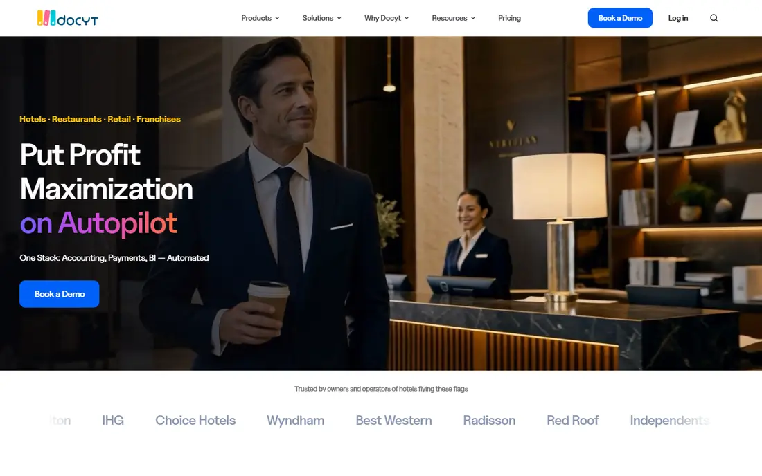 Docyt homepage