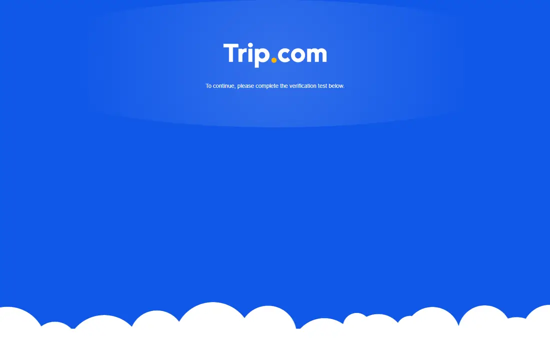 Trip.com homepage