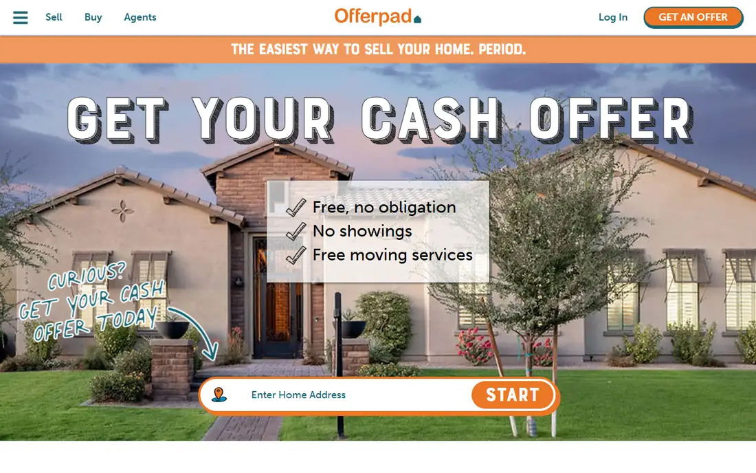 Offerpad homepage