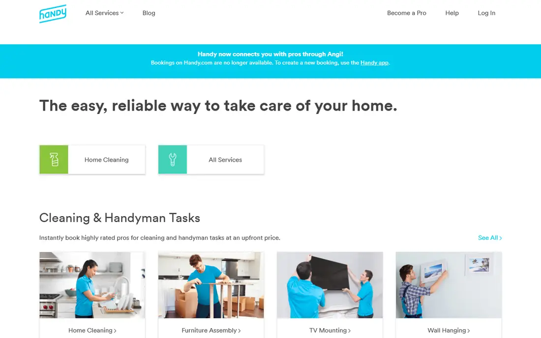 Handy homepage
