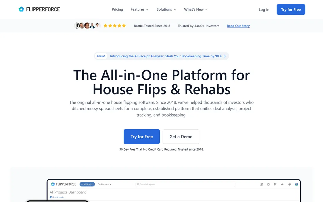 FlipperForce homepage