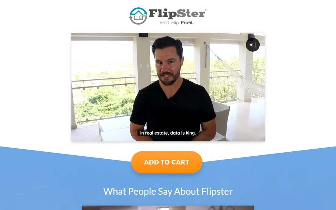 Flipster homepage