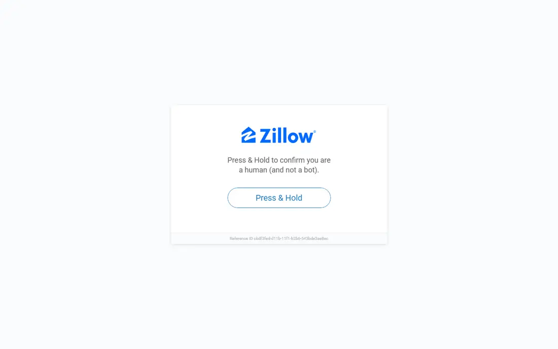 Zillow homepage