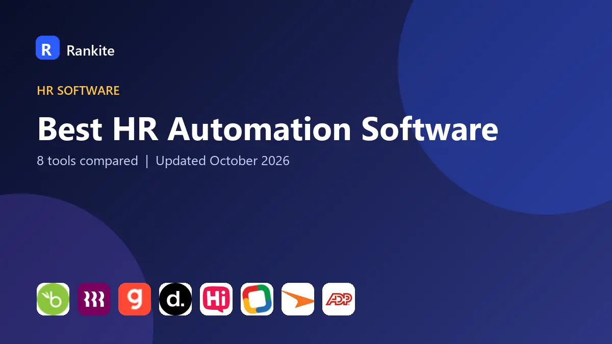 Best HR Automation Software in 2026: 8 Tools Compared