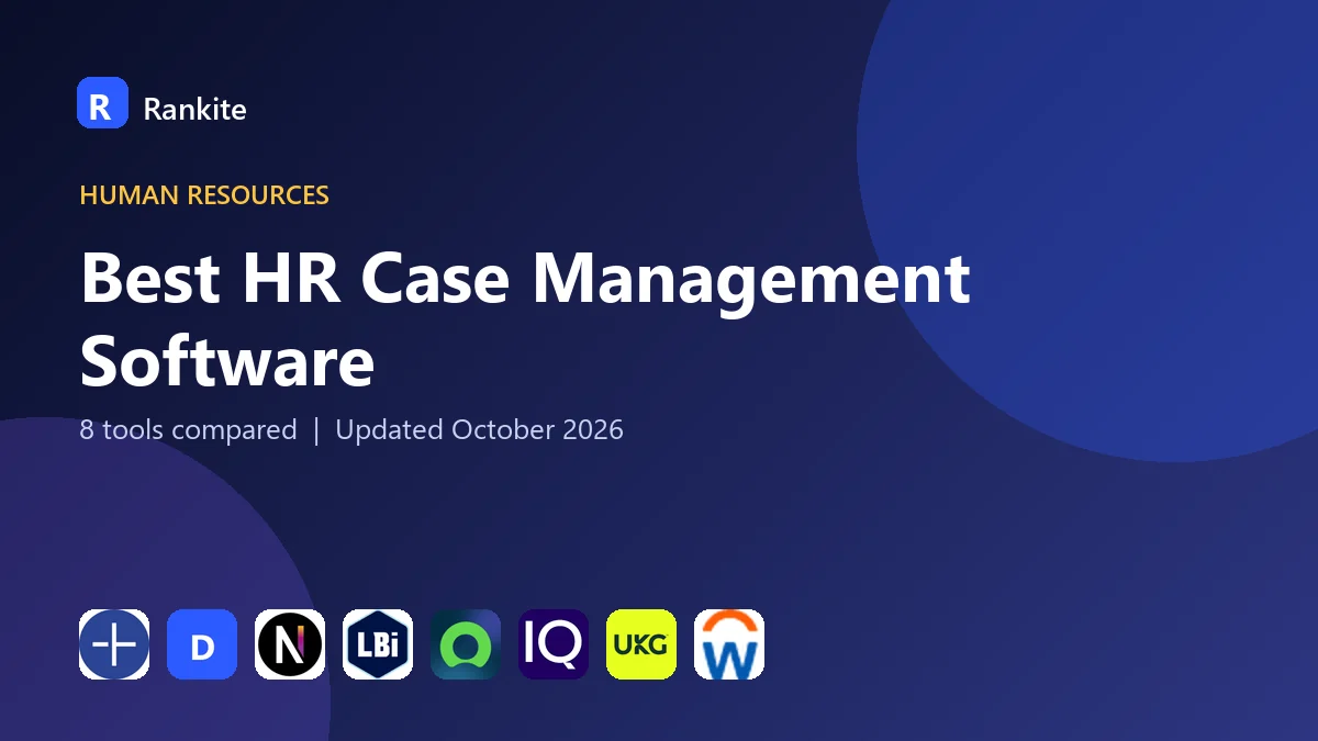 Best HR Case Management Software in 2026: 8 Tools Compared