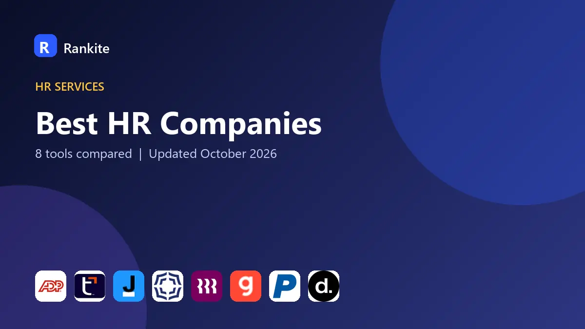 Best HR Companies in 2026: 8 Tools Compared