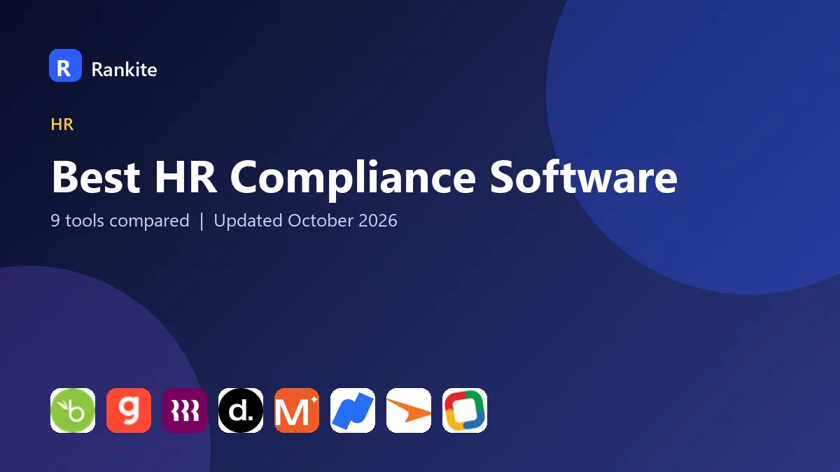 Best HR Compliance Software in 2026: 9 Tools Compared