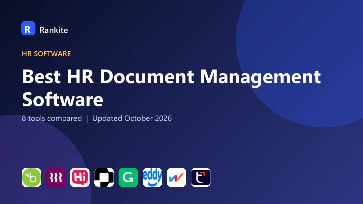 Best HR Document Management Software in 2026: 8 Tools Compared