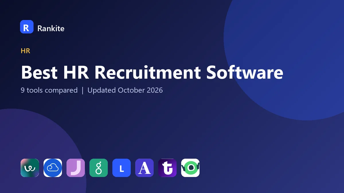 Best HR Recruitment Software in 2026: 9 Tools Compared