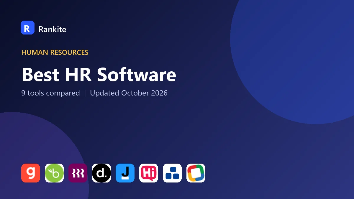 Best HR Software in 2026: 9 Tools Compared