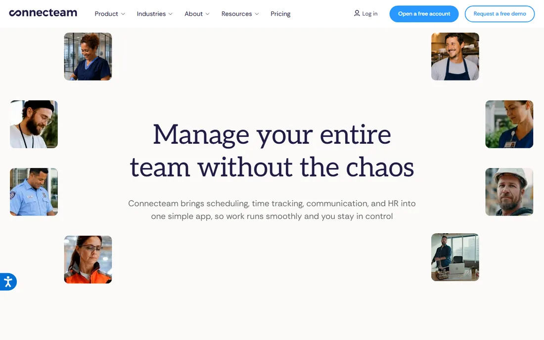 Connecteam homepage