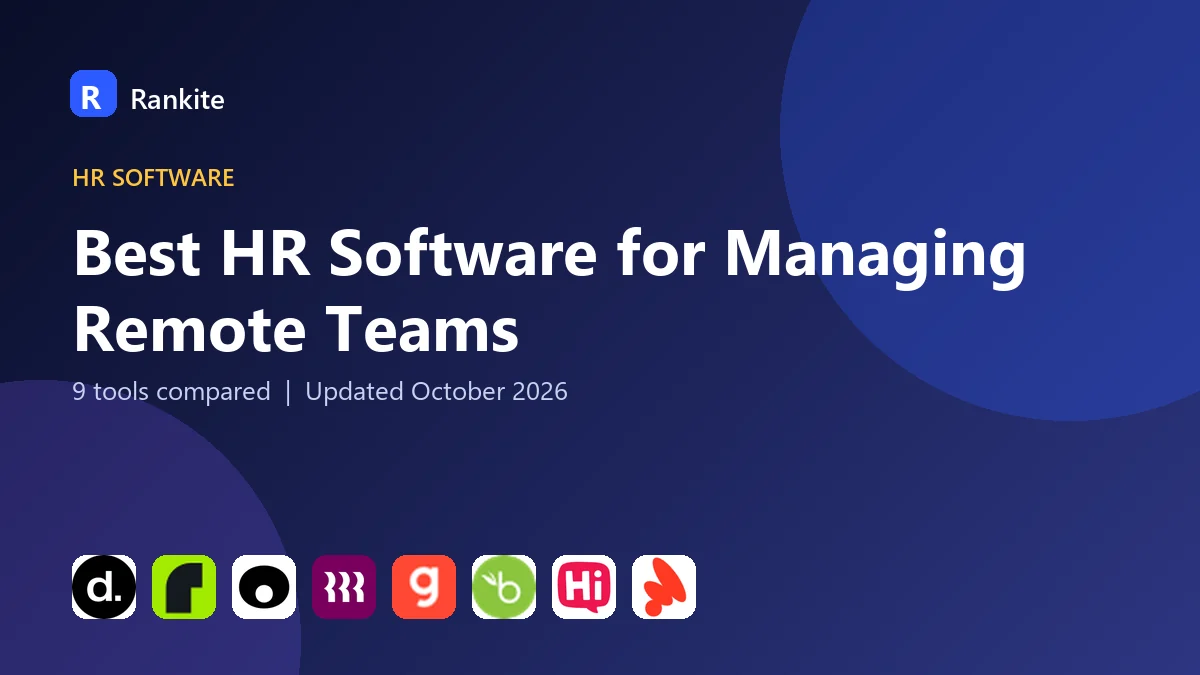 Best HR Software for Managing Remote Teams in 2026: 9 Tools Compared