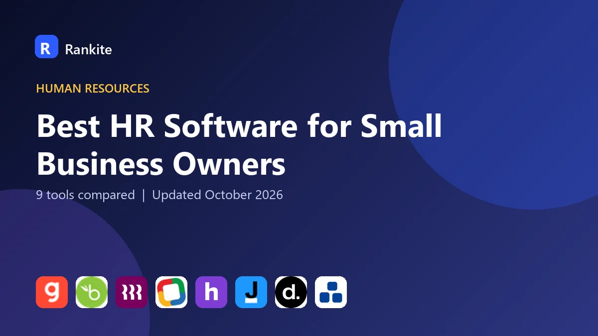Best HR Software for Small Business Owners in 2026: 9 Tools Compared