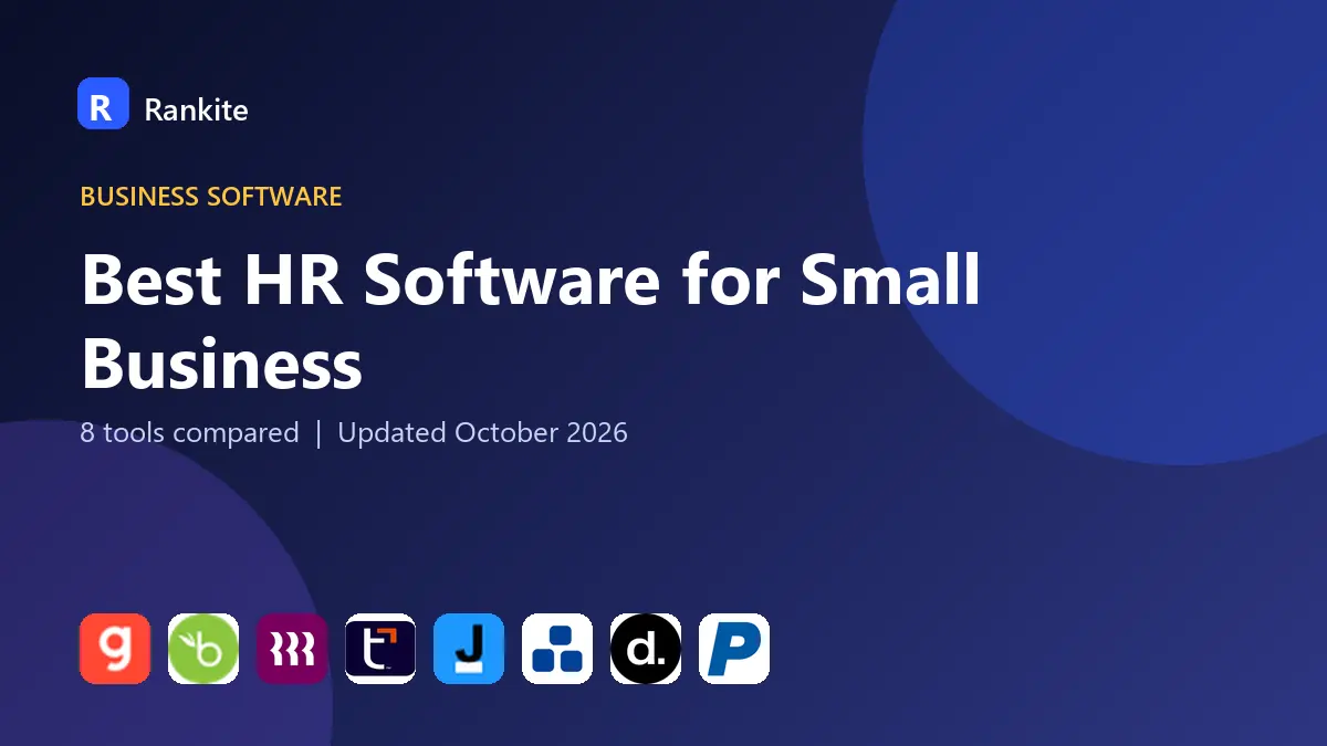 Best HR Software for Small Business in 2026: 8 Tools Compared