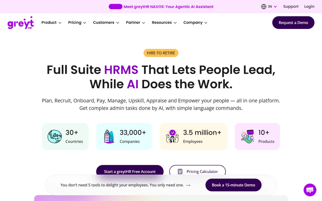greytHR homepage
