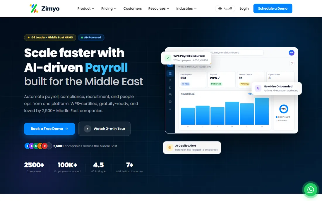 Zimyo homepage