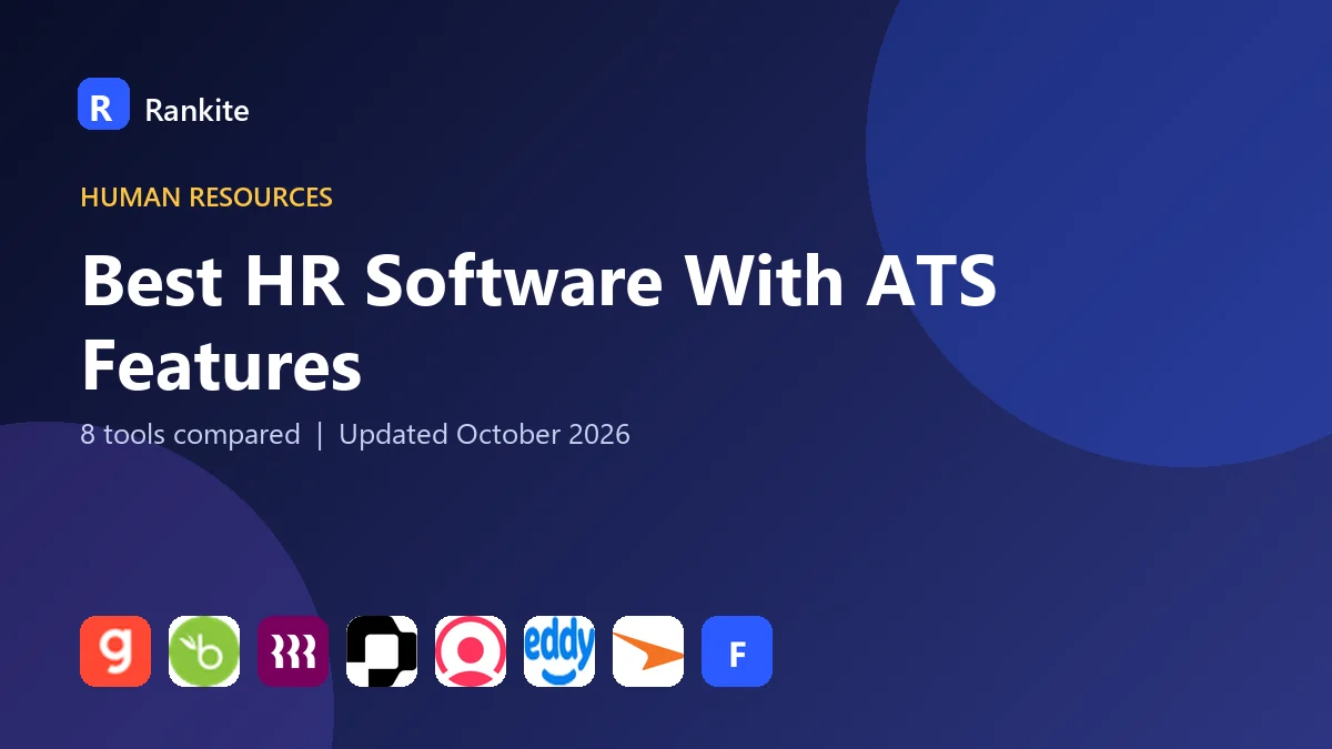 Best HR Software With ATS Features in 2026: 8 Tools Compared