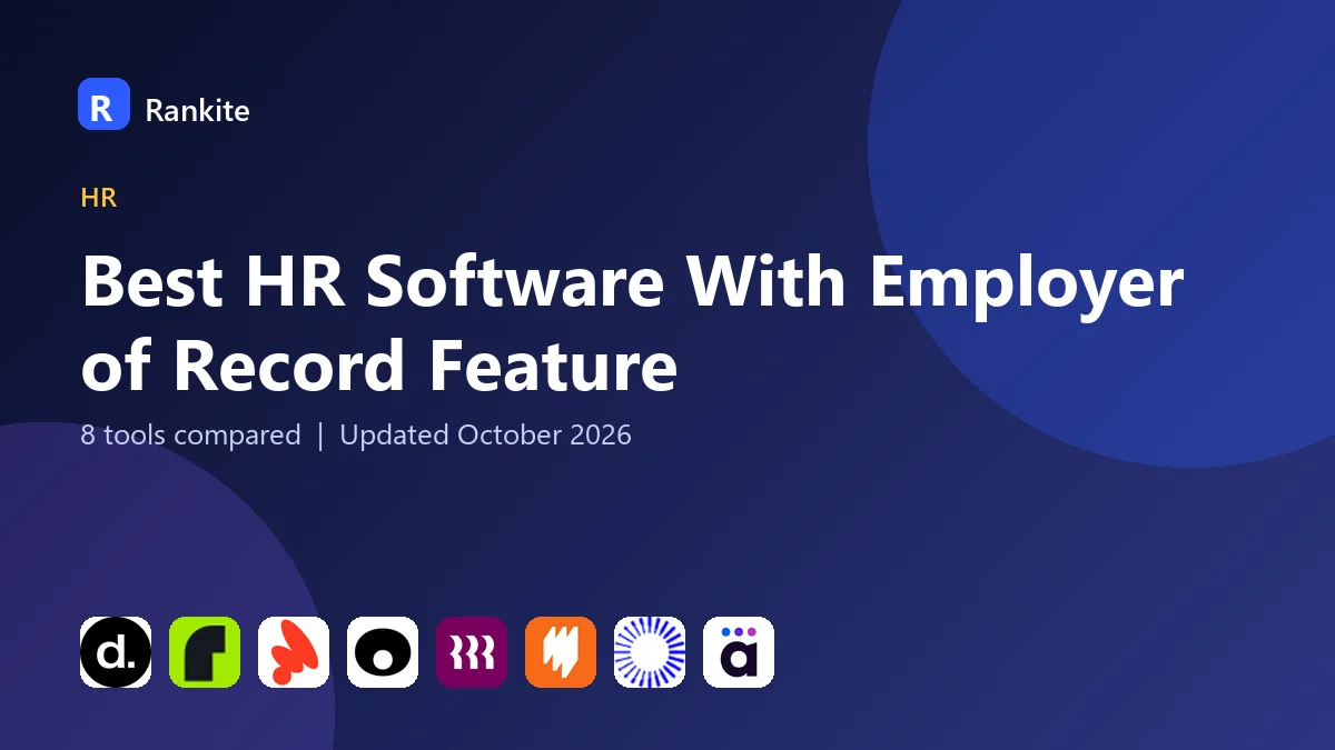 Best HR Software With Employer of Record Feature in 2026: 8 Tools Compared