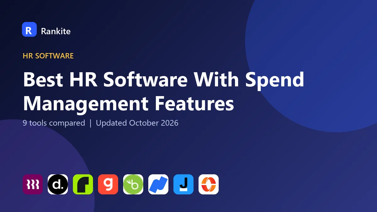 Best HR Software With Spend Management Features in 2026: 9 Tools Compared