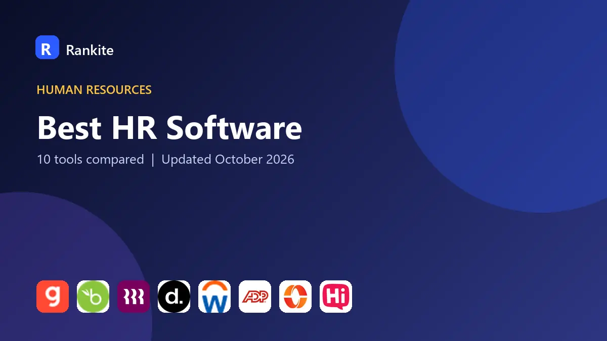 Best HR Software in 2026: 10 Tools Compared