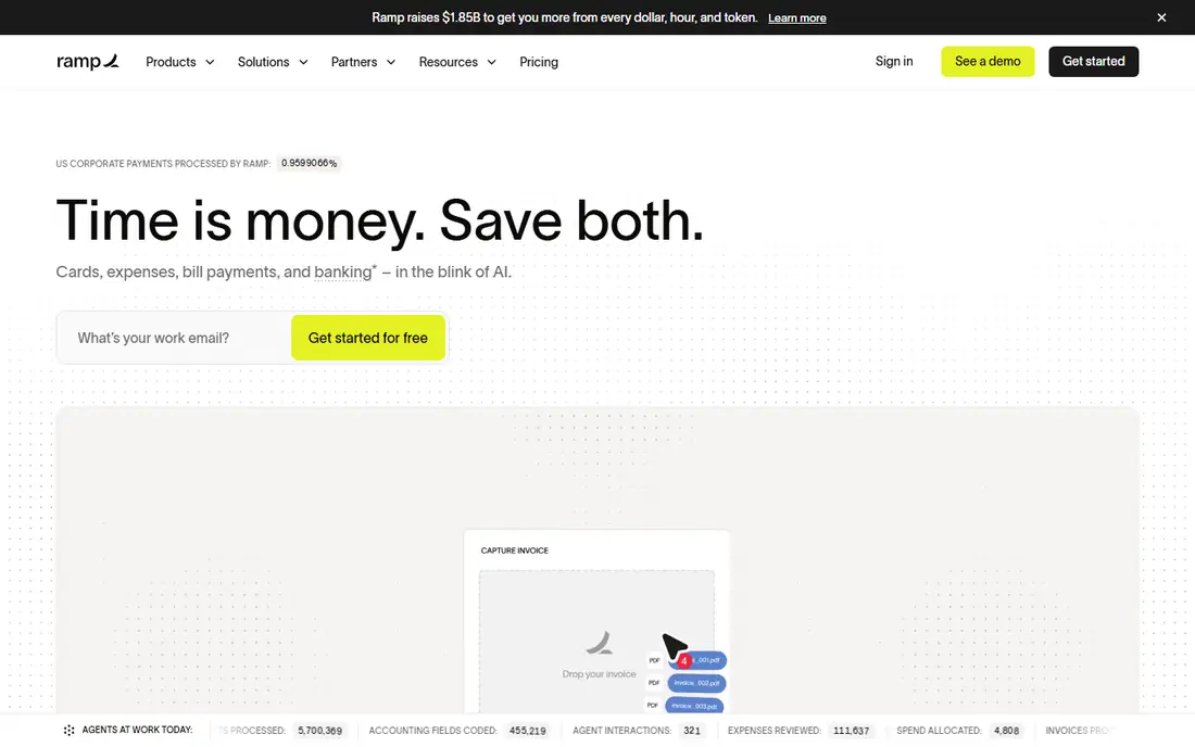 Ramp homepage
