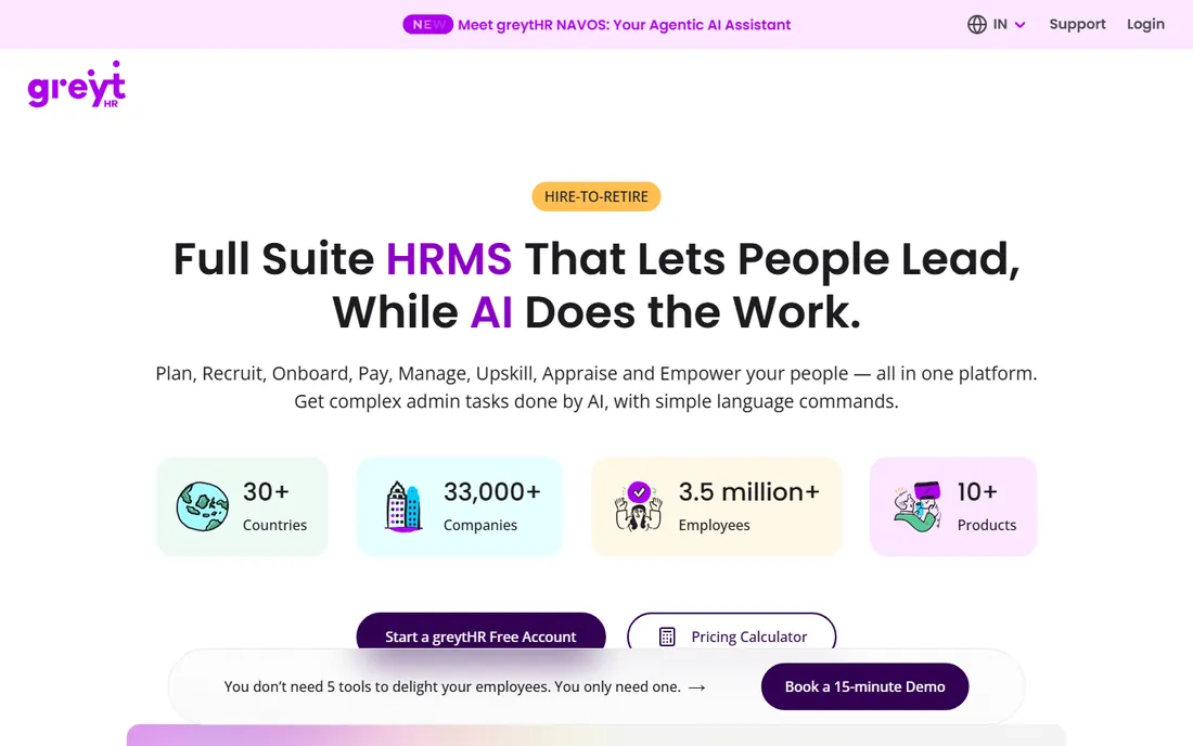 greytHR homepage