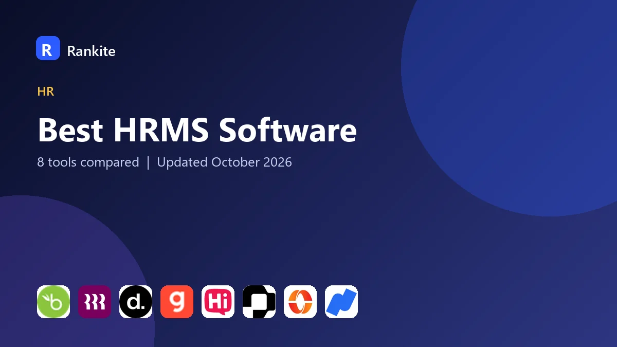 Best HRMS Software in 2026: 8 Platforms Compared
