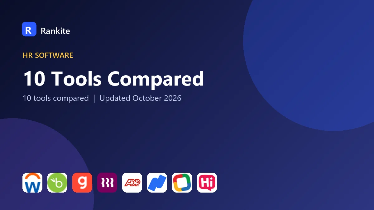 10 Tools Compared: Best Human Resources (HR) Software