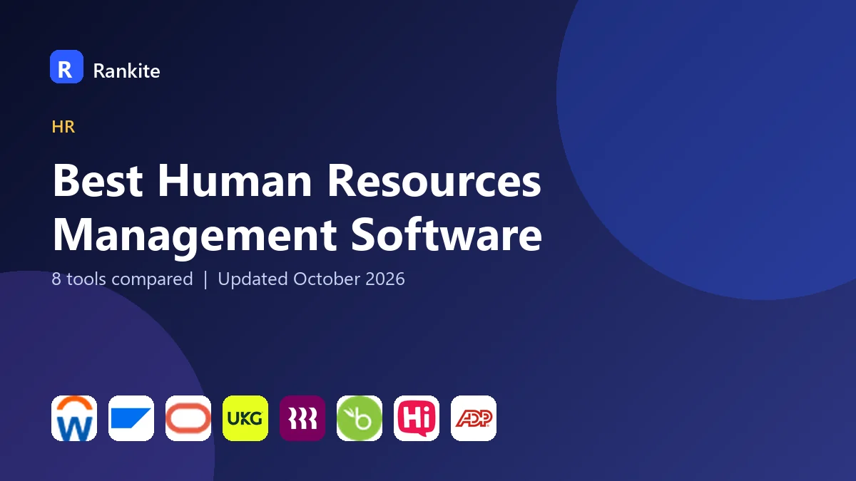 Best Human Resources Management Software in 2026: 8 Tools Compared