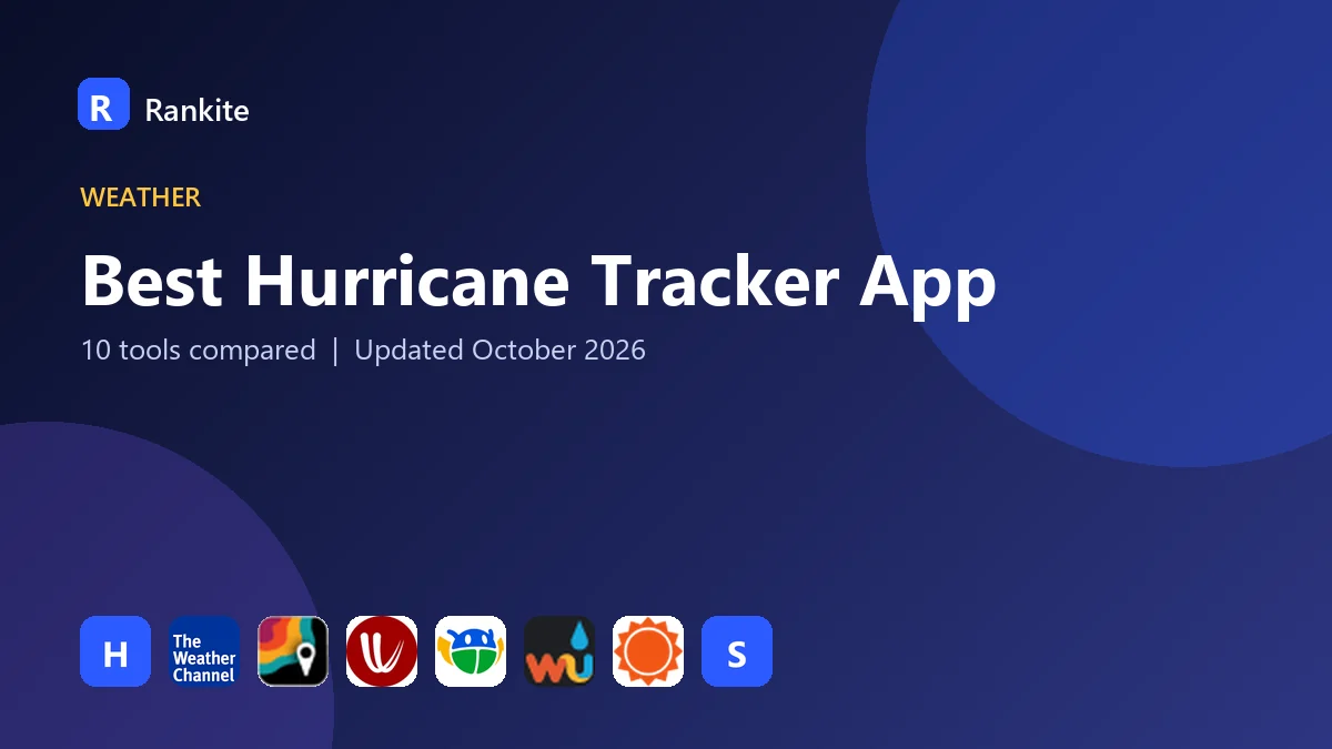 Best Hurricane Tracker App in 2026: 10 Apps Compared