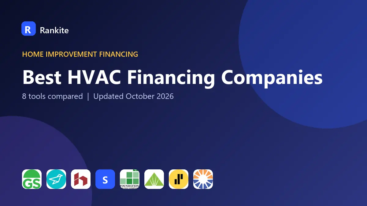 Best HVAC Financing Companies in 2026: 8 Tools Compared