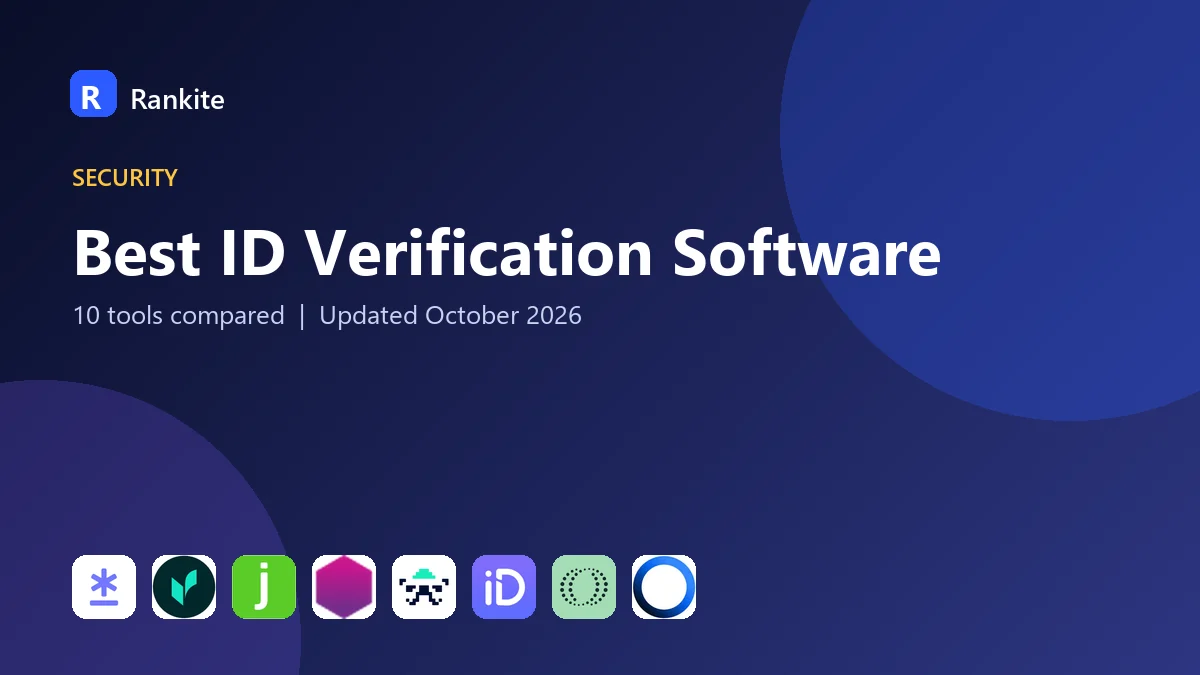 Best ID Verification Software in 2026: 10 Tools Compared