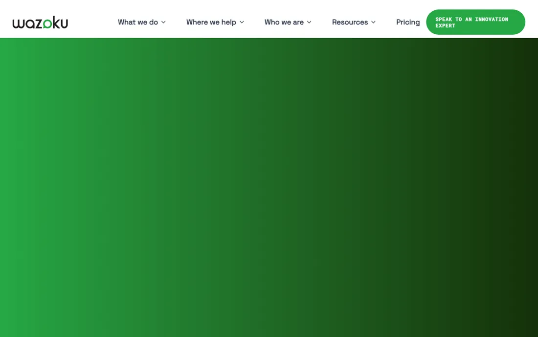 Wazoku homepage