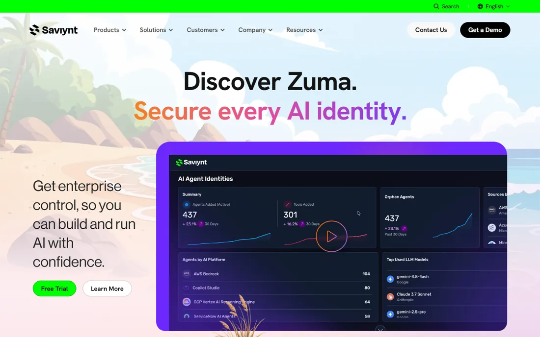 Saviynt homepage