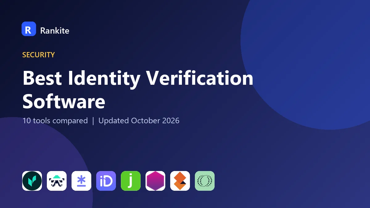 Best Identity Verification Software in 2026: 10 Tools Compared