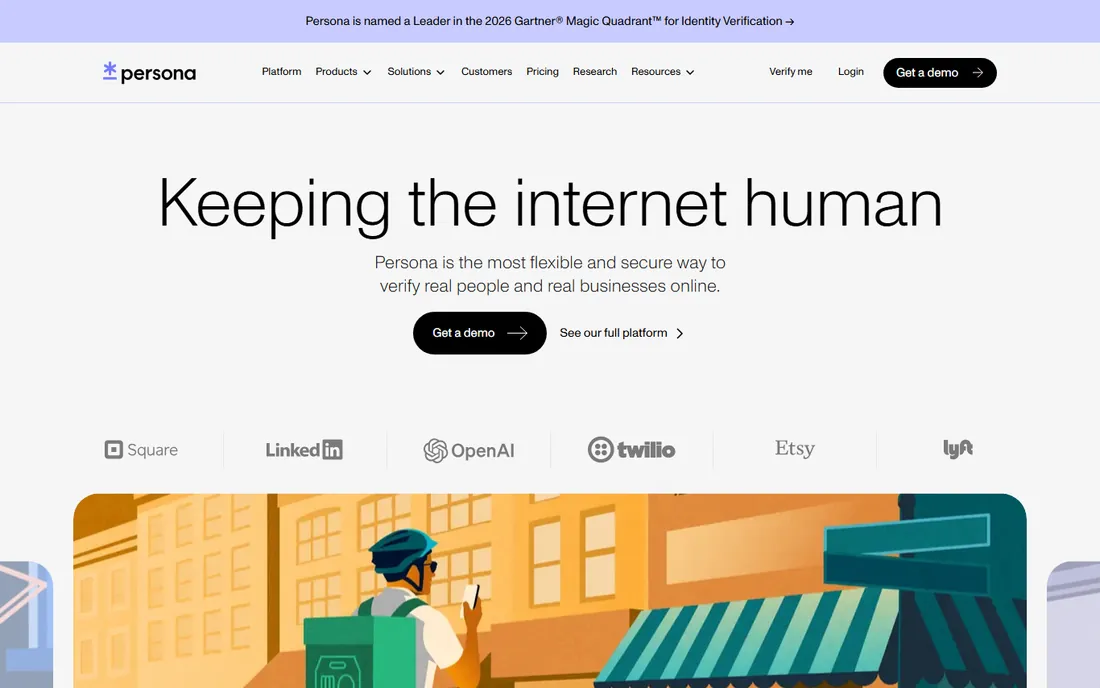 Persona homepage