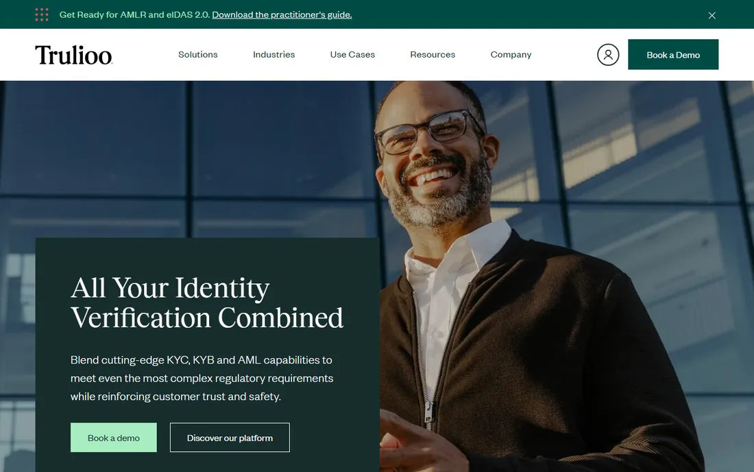 Trulioo homepage