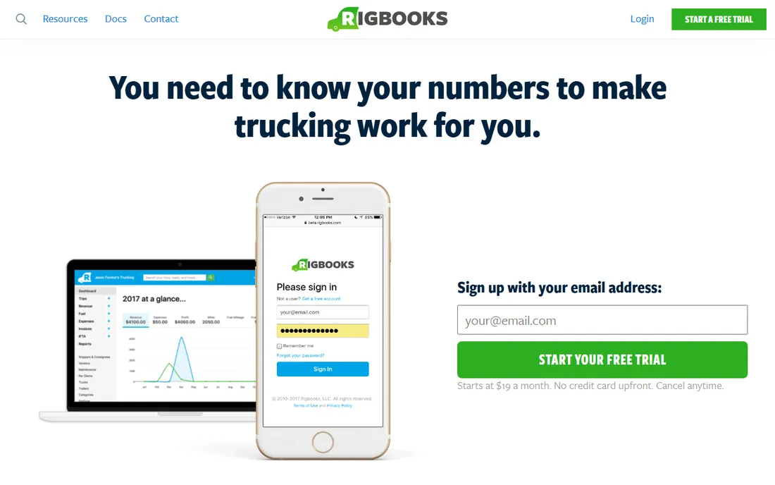 Rigbooks homepage