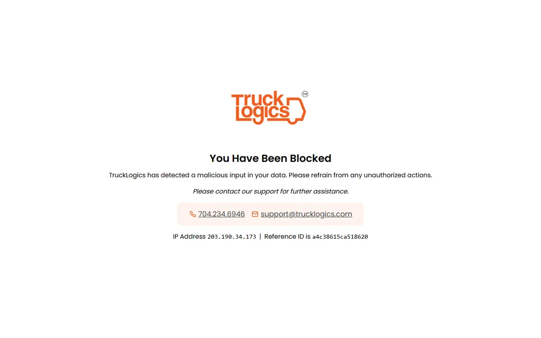 TruckLogics homepage