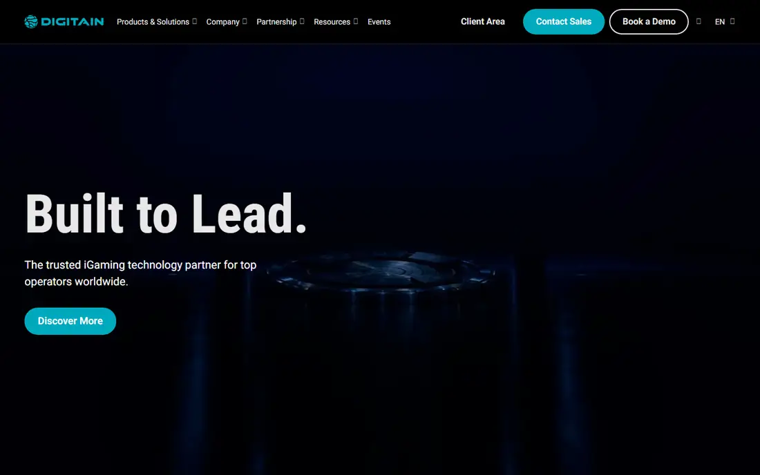 Digitain homepage