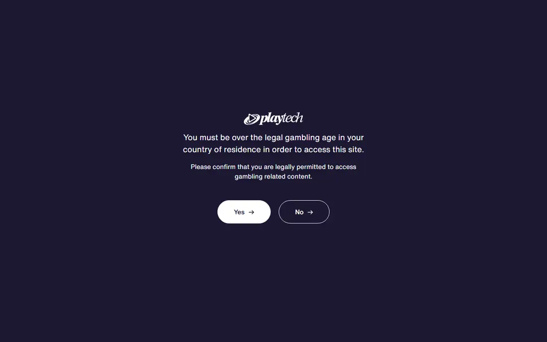 Playtech homepage